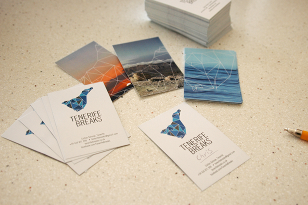 Tenerife Breaks business cards