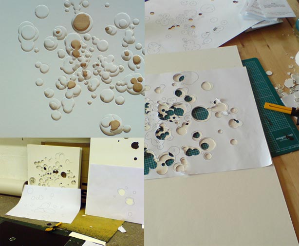 Hand cutting embossing dies
