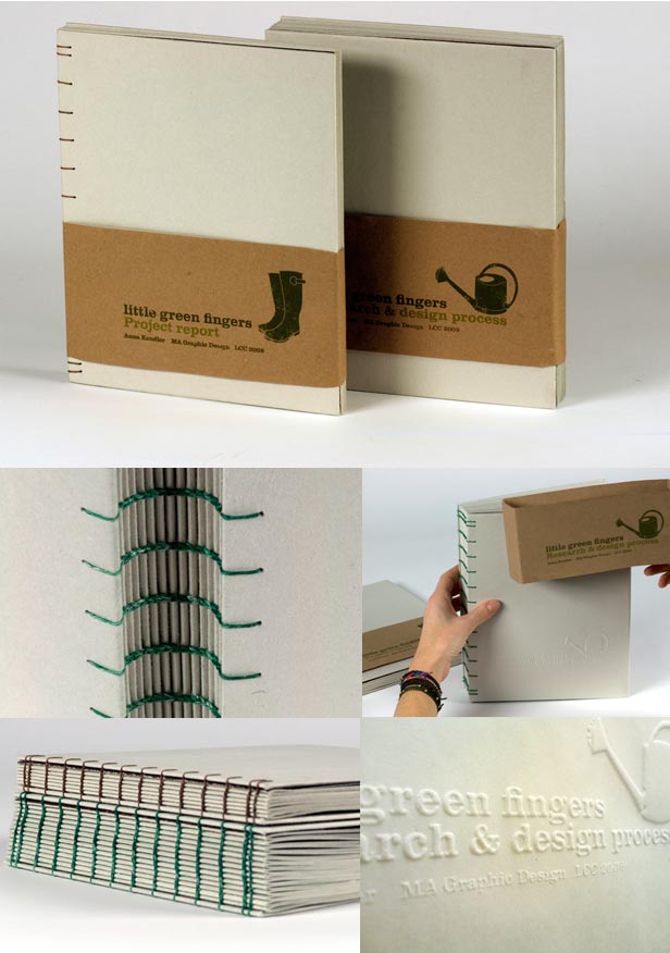 Little green fingers process book and report